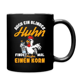 Grain Alcohol Chicken Party Dancing Grain Lover Alko - Full Colour Mug - black - Right