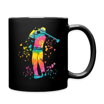 Golfer Colorsplash Kinder Miniaturgolf - Tasse einfarbig - Schwarz - Rechts