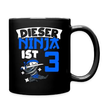 Cette ceinture ninja 3 ans Ninja Ninja L - Mug uni - noir - Droite