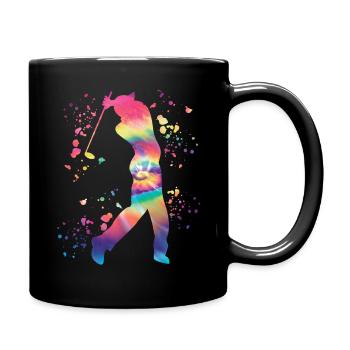 Golfer Colorsplash Kinder Miniaturgolf - Tasse einfarbig - Schwarz - Rechts