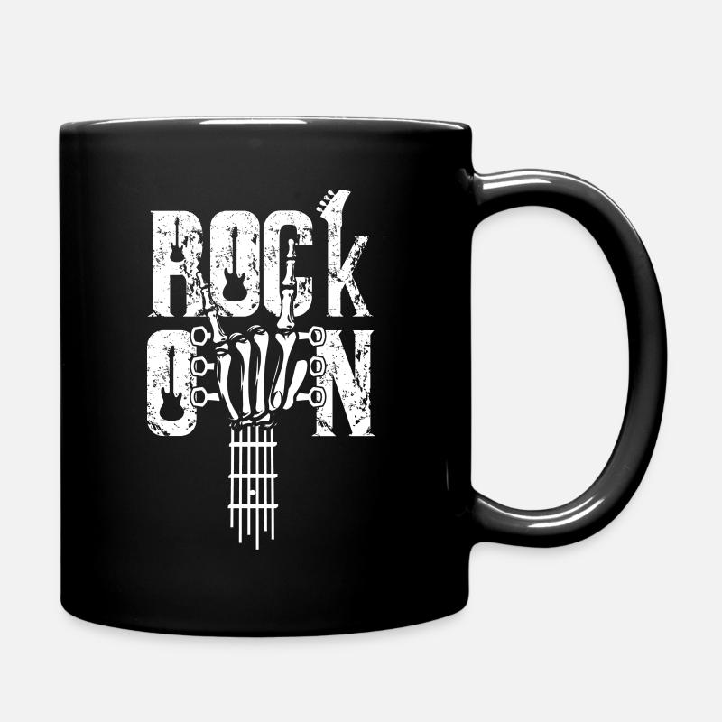 Rock On Music Lover Heavy Metal - Mug uni - noir