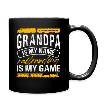 mapa c’est mon nom railmodeling mon jeu Design - Mug uni - noir - Droite