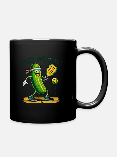 pickleball - design humoristique - Mug uni - noir