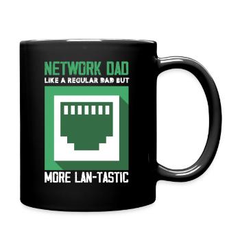 réseau papa comme régulier plus lantastique Design - Mug uni - noir - Droite