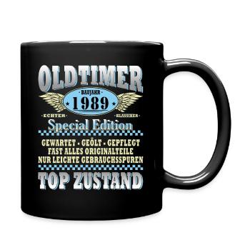 35E ANNIVERSAIRE DE CLASSIC CARS 1989 - Mug uni - noir - Droite