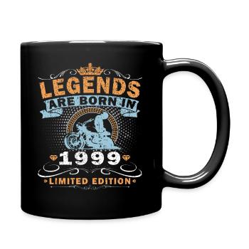 Moto Année 1999 Motard 25 ans Anniversaire - Mug uni - noir - Droite