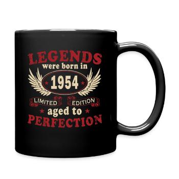 Legend 1954 Birthday legendary since 1954 - Full Colour Mug - black - Right