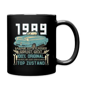 Voiture de collection 1989 Année 1989 35e anniversaire 1989 - Mug uni - noir - Droite