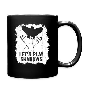 Jouons à Shadows Shadow Puppetry - Mug uni - noir - Droite