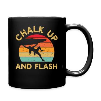 Chalk Up et Flash Boulderer Boulder - Mug uni - noir - Droite