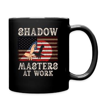 Enchantement du monde des ombres chinoises - Mug uni - noir - Droite
