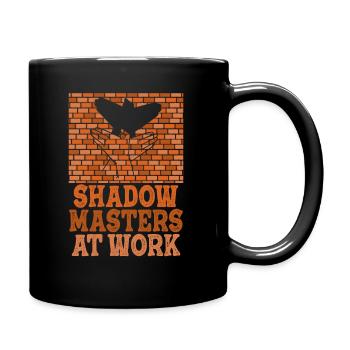 Enchantement du monde des ombres chinoises - Mug uni - noir - Droite