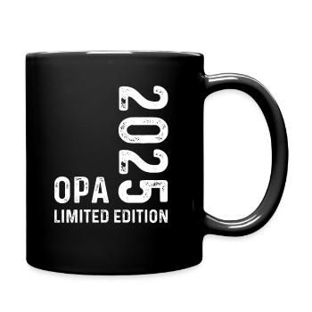 Opa 2025 Limited Edition - Tasse einfarbig - Schwarz - Rechts