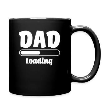 Dad 2023 Loading - Tasse einfarbig - Schwarz - Rechts