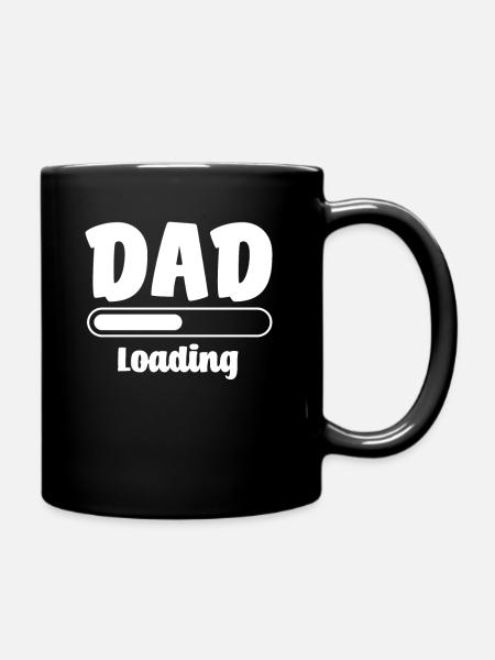Dad 2023 Loading - Tasse einfarbig - Schwarz