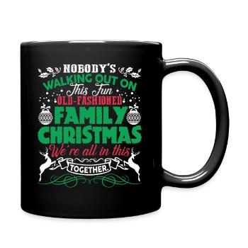 Funny Family Christmas Gifts - Full Colour Mug - black - Right