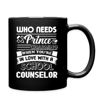 School Counselor In Love With School Counselor - Full Colour Mug - black - Right
