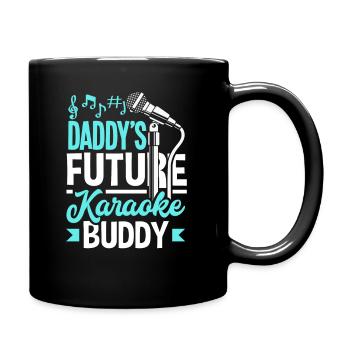 Le futur pote de karaoké de papa - Mug uni - noir - Droite