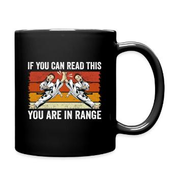 Taekwondo Girls - Full Colour Mug - black - Right