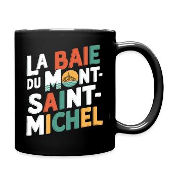La Baie du Mont-Saint-Michel - Mug uni - noir - Droite