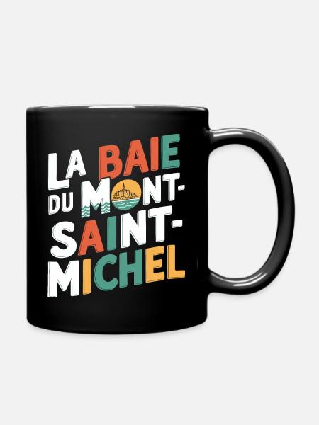La Baie du Mont-Saint-Michel - Mug uni - noir