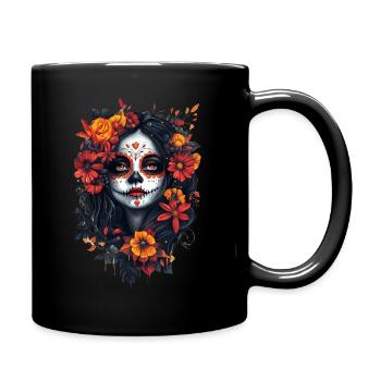 Muertos La Catrina Jour des Morts - Mug uni - noir - Droite