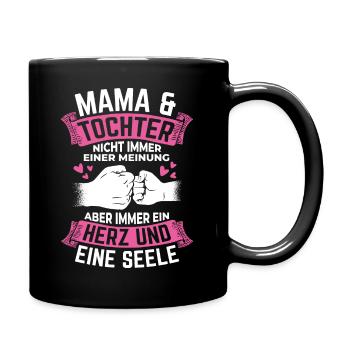 Mother's Day Mom Family Wife Family Best Mom - Full Colour Mug - black - Right