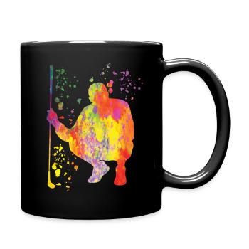 Golfer Colorsplash Kinder Miniaturgolf - Tasse einfarbig - Schwarz - Rechts