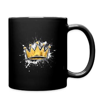 Crown King - Full Colour Mug - black - Right