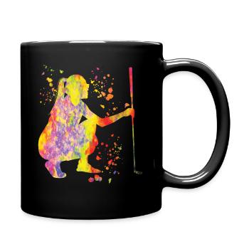 Golfer Colorsplash Kinder Miniaturgolf - Tasse einfarbig - Schwarz - Rechts