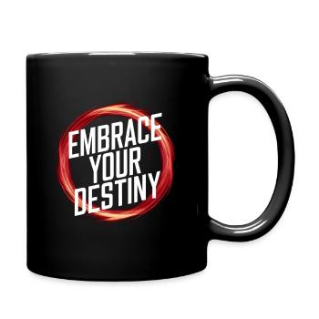 Embrassez votre destin - Mug uni - noir - Droite