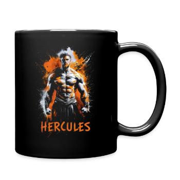 Hercule guerrier - Mug uni - noir - Droite