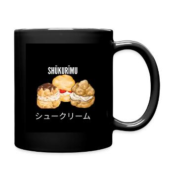 Shukurimu Windbeutel Japan Anime - Tasse einfarbig - Schwarz - Rechts