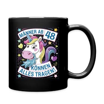 Les hommes de plus de 48 ans peuvent porter n’importe quoi pour leur 48e anniversaire - Mug uni - noir - Droite
