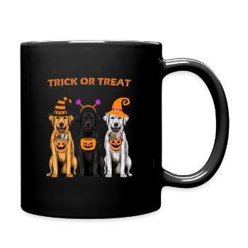 SÜßES ODER SAURES - Tasse einfarbig - Schwarz - Rechts