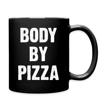 Body By Pizza - Full Colour Mug - black - Right
