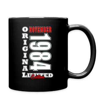 Né en novembre 1984 Anniversaire : novembre 1984 - Mug uni - noir - Droite