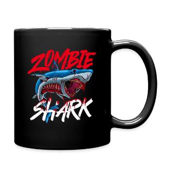 Requin zombie - Halloween Biologiste marin Mer - Mug uni - noir - Droite