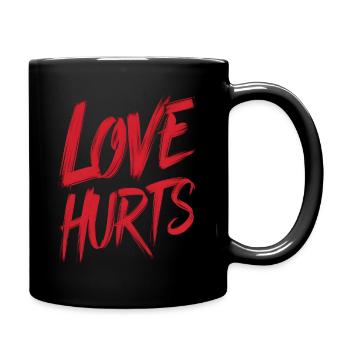 L’amour fait mal - Mug uni - noir - Droite