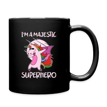 Licorne Super-héros Licornes Licorne Bébé licorne - Mug uni - noir - Droite