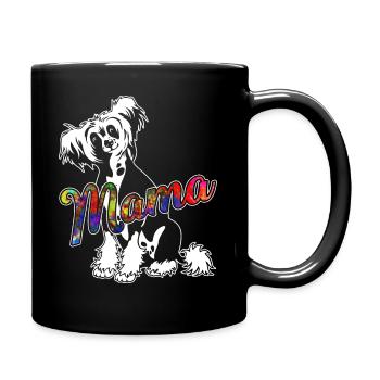 Chinese Crested Chinese Crested Mama - Full Colour Mug - black - Right