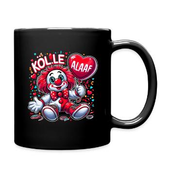 Carnival Cologne Cologne Alaaf Cologne Clown Cute - Full Colour Mug - black - Right