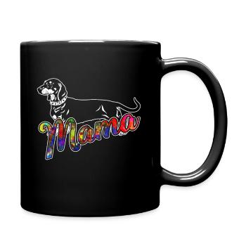 Dachshund Dachshund Mama - Full Colour Mug - black - Right