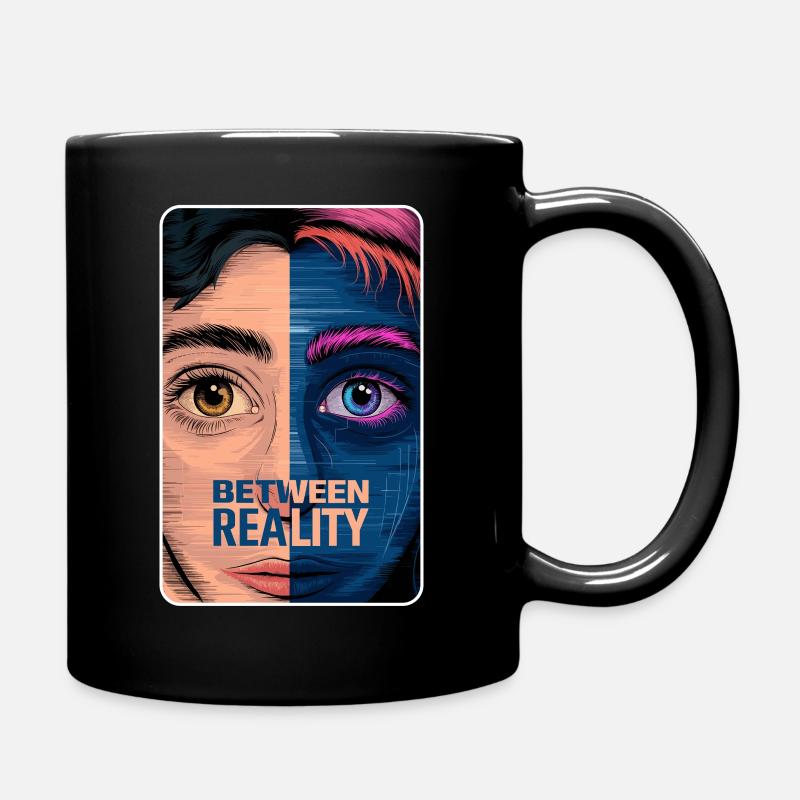 BETWEEN REALITY - Tasse einfarbig - Schwarz