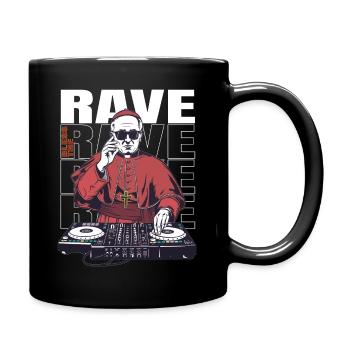 BLESS THE RAVE - Full Colour Mug - black - Right