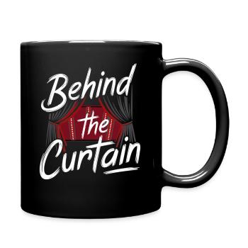 Behind the Curtain - Full Colour Mug - black - Right