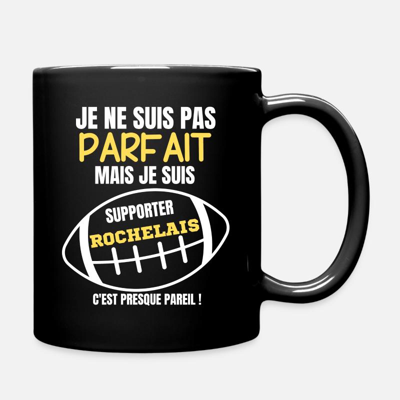 Supporter La Rochelle Parfait Rugby - Mug uni - noir