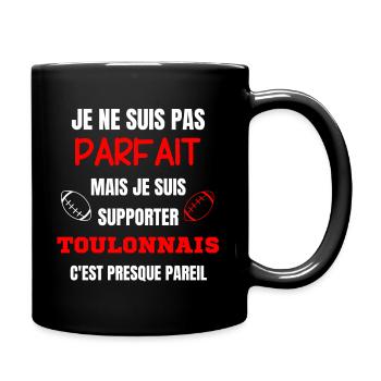 Supporteur Toulon Parfait Rugby - Mug uni - noir - Droite
