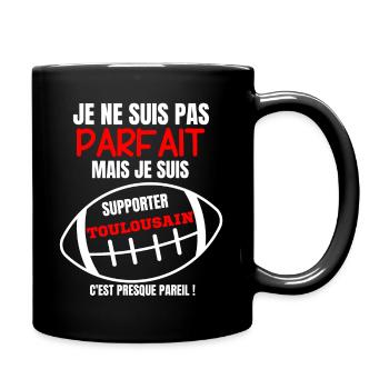 Supporteur Toulousain Parfait Rugby - Mug uni - noir - Droite