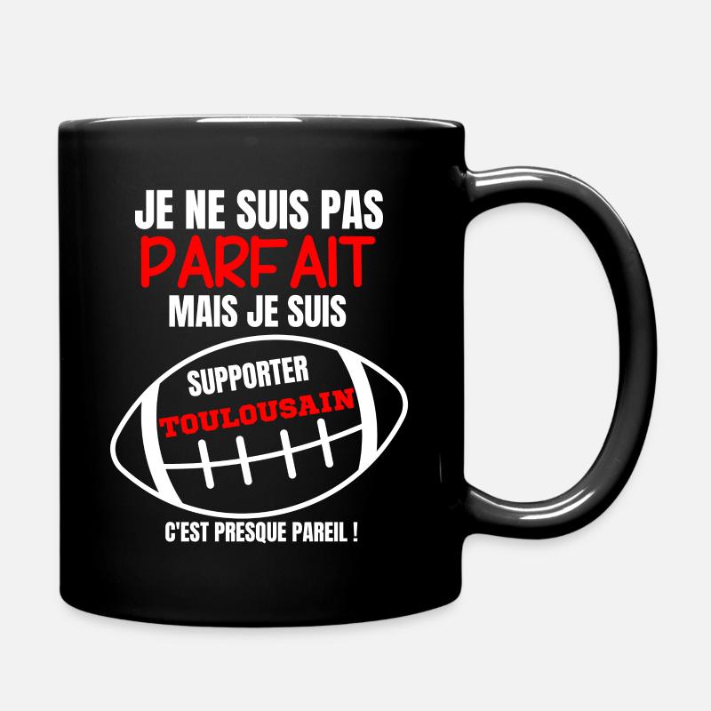 Supporteur Toulousain Parfait Rugby - Mug uni - noir